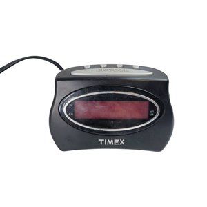 TIMEX Small Black Tabletop Alarm Clock